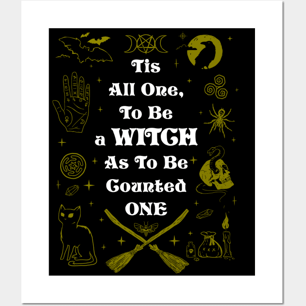 To be a witch v2 Wall Art by Krobilad